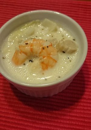 海老と白菜のクリームシチュー-レシピのメイン写真