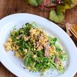 豆苗とたまごのツナサラダ