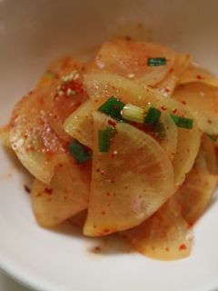 超簡単 たくあん和え 韓国家庭料理-レシピのメイン写真