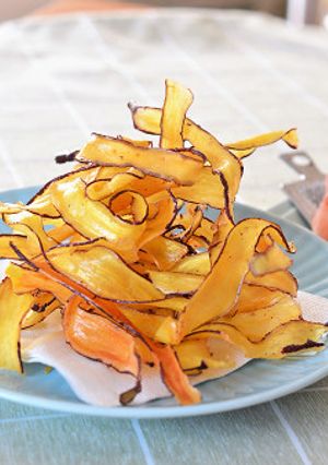 軽~い食感が楽しい・さつま芋チップス♪-レシピのメイン写真