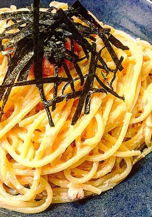 10min＊明太子豆乳クリームパスタ-レシピのメイン写真