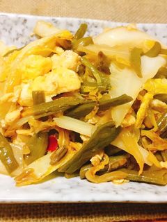 白菜と漬物のピリ辛中華炒め-レシピのメイン写真