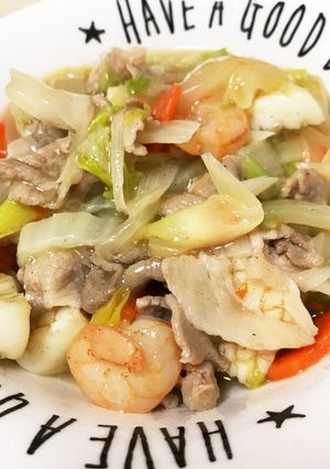 余った野菜で！中華炒め！-レシピのメイン写真