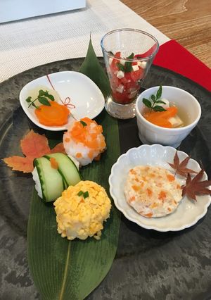 手まり寿司 1歳 バースデープレート-レシピのメイン写真