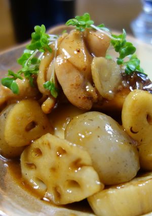 旨い！鶏と根菜のガーリック炒め煮-レシピのメイン写真