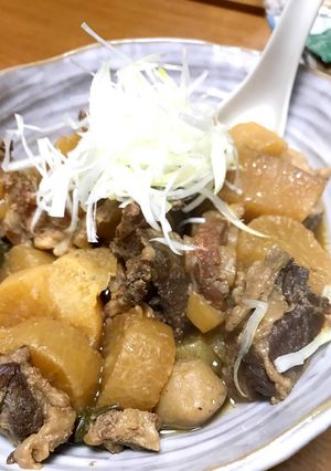 圧力鍋でいっぺんに豚角煮と牛すじ煮込み-レシピのメイン写真