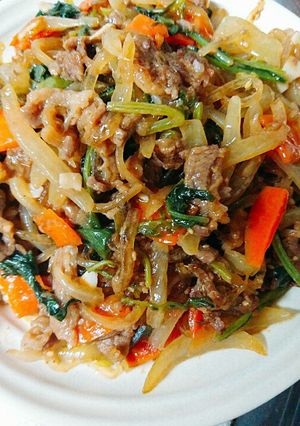 野菜たっぷりチャプチェ-レシピのメイン写真
