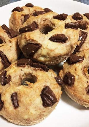HMと絹豆腐で簡単♡ふわふわ焼きドーナツ-レシピのメイン写真
