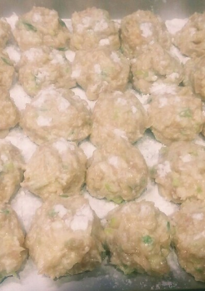 鍋用トリ肉団子の作り置き(冷凍保存)-レシピのメイン写真