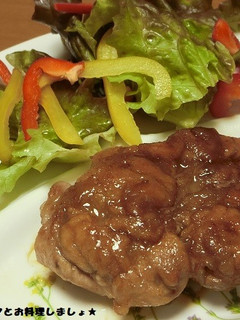 簡単★豚こまステーキ-レシピのメイン写真