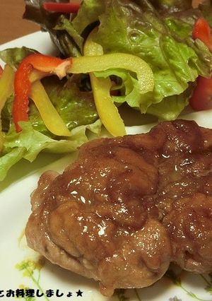 簡単★豚こまステーキ-レシピのメイン写真