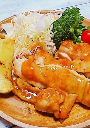 お弁当にも☆カレー味の照り焼きチキン-レシピのメイン写真