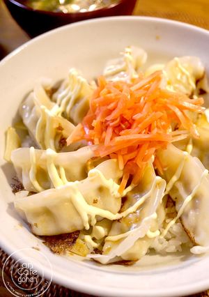 箸が止まらない！高まる〜！紅生姜餃子丼！-レシピのメイン写真