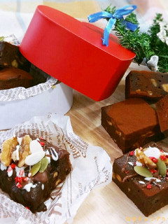 バレンタイン♥とろける生チョコブラウニー-レシピのメイン写真