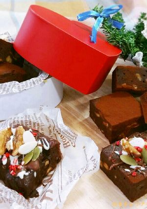 バレンタイン♥とろける生チョコブラウニー-レシピのメイン写真