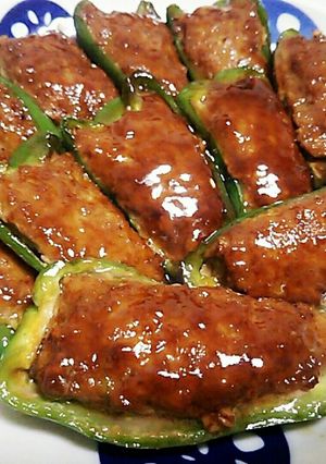 ピーマンの肉詰め-レシピのメイン写真