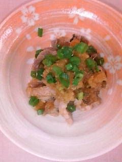 牛肉と大根おろしのポン酢和え(中華風)-レシピのメイン写真