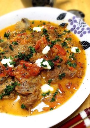 ラム肉のサワークリーム煮込み-レシピのメイン写真