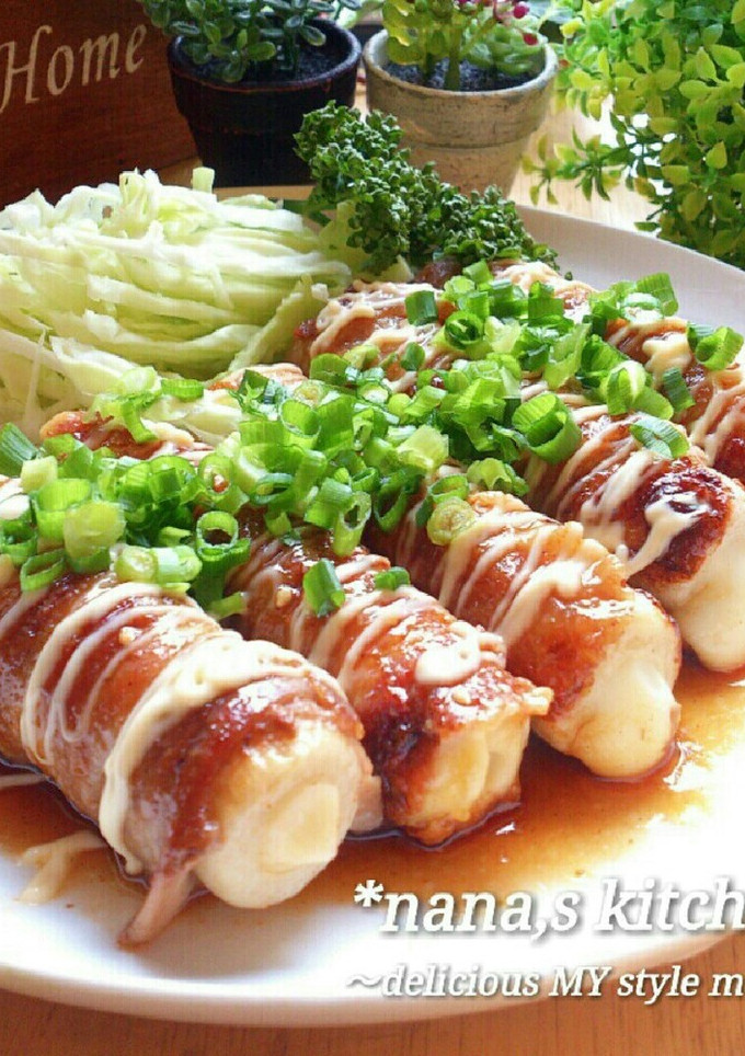 チーズIN肉巻きちくわのスタミナマヨ照り-レシピのメイン写真