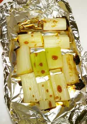 グリルで長ネギのホイル焼き-レシピのメイン写真