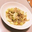 キャベツとえのきの簡単炒め!