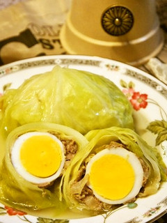 この味は初!自慢のゆで卵入ロールキャベツ-レシピのメイン写真
