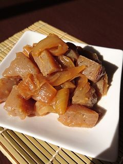 ☆蒟蒻と玉葱のしょうが煮☆-レシピのメイン写真