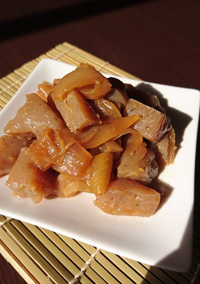 ☆蒟蒻と玉葱のしょうが煮☆-レシピのメイン写真