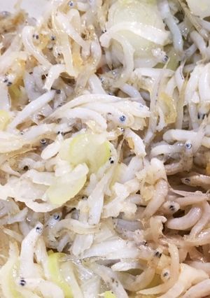 材料３っつ！しらすのネギ塩ふりかけおかず-レシピのメイン写真
