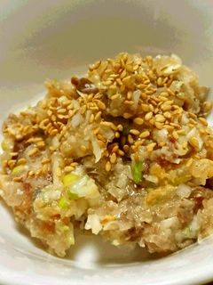 鯵の梅味噌なめろう-レシピのメイン写真