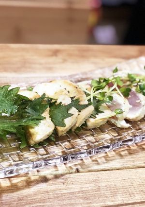 マグロの柵で香味焼き-レシピのメイン写真