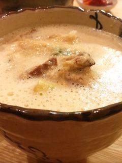 こんがり焼き鯖味噌汁で自然薯のとろろ汁-レシピのメイン写真