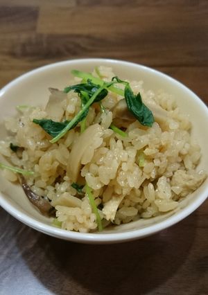 お吸い物の素でなんちゃって松茸ご飯-レシピのメイン写真