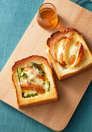 シャウエッセンのチーズフォンデュトースト-レシピのメイン写真