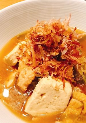 鶏肉とネギと木綿豆腐のうまうま煮込み-レシピのメイン写真