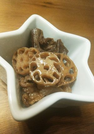 牛肉レンコン炒め♪肉なしでもOK-レシピのメイン写真