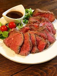 お鍋に放置でお肉柔らか♡ローストビーフ-レシピのメイン写真