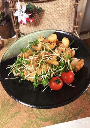 とり皮deカリカリサラダ-レシピのメイン写真