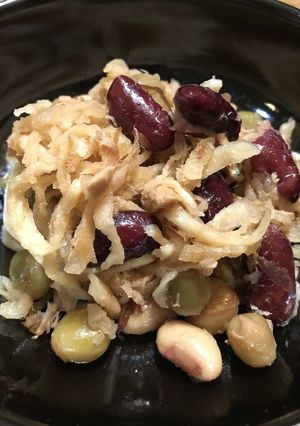 切り干し大根とお豆たっぷり和風サラダ*-レシピのメイン写真