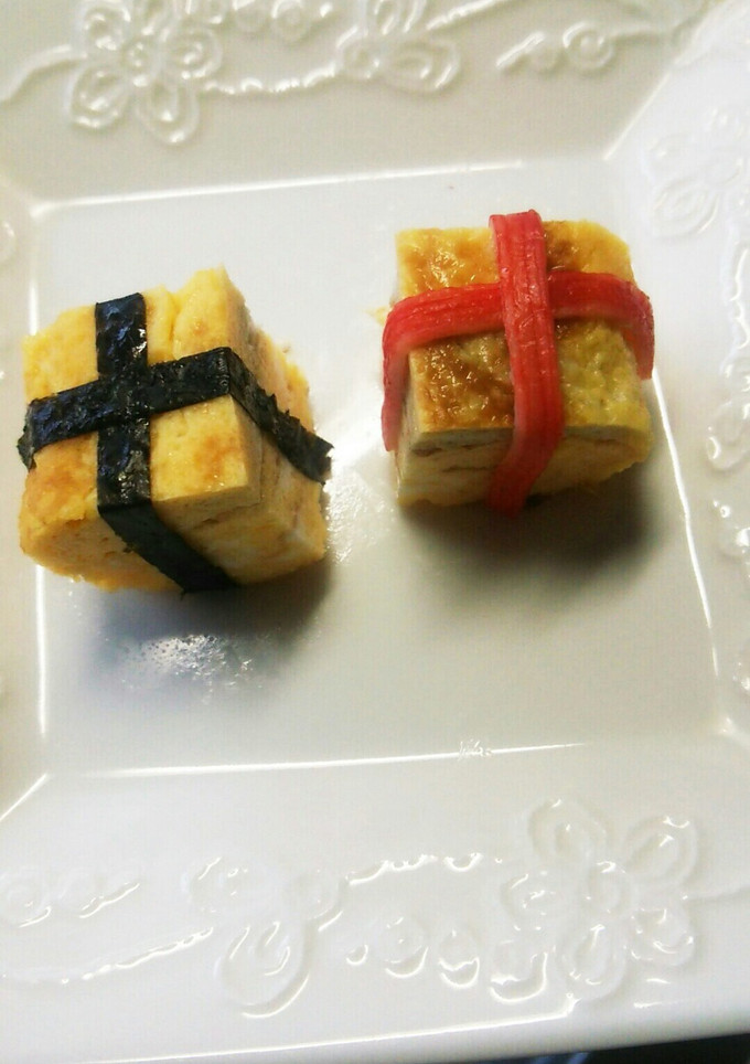厚焼きたまごのプレゼント☆-レシピのメイン写真