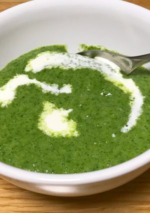 豆乳で作るほうれん草のポタージュ-レシピのメイン写真