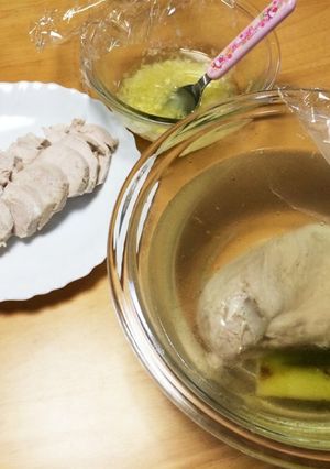 おつまみにも！鶏胸肉の柚子胡椒風味ソース-レシピのメイン写真