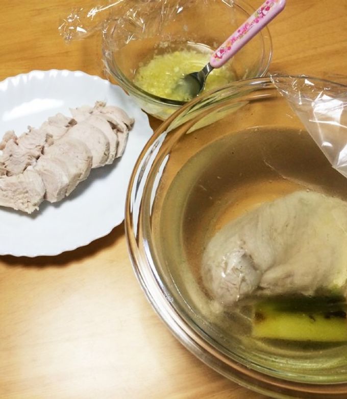 おつまみにも！鶏胸肉の柚子胡椒風味ソース-レシピのメイン写真