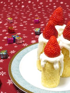 【クリスマス】簡単キャンドルケーキ♪-レシピのメイン写真