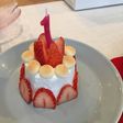 1歳 バースデーケーキ