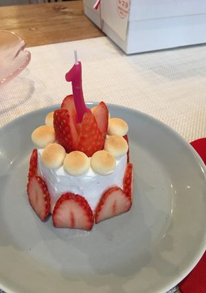 1歳 バースデーケーキ-レシピのメイン写真