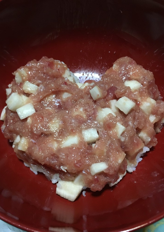 まぐろと山芋のシャキとろ丼-レシピのメイン写真