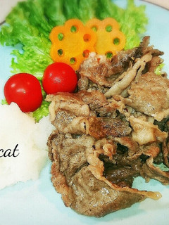 帰宅後15分飯!牛肉のバター焼き-レシピのメイン写真
