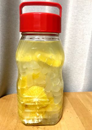 ネーブルで果実酒！1ヶ月後が楽しみです！-レシピのメイン写真