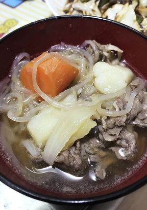 簡単肉じゃが 鍋で作る-レシピのメイン写真